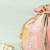 Orange silk potli bag