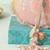 Orange silk potli bag