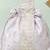 Silver silk potli bag