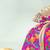 Pink silk potli bag