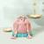 Pink silk potli bag