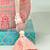 Pink silk potli bag