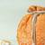 Orange silk potli bag