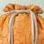Orange silk potli bag