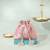 Pink silk potli bag