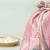 Pink silk potli bag