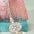 Pink silk potli bag