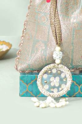 Multicolor silk potli bag 5