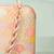 Multicolor silk clutch