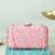 Multicolor silk clutch