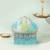 Blue silk potli bag