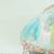 Blue silk potli bag