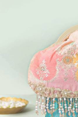 Multicolor silk potli bag 3