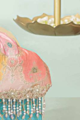 Multicolor silk potli bag 4