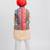 Multicolor printed cotton nehru jacket set
