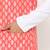 Elegant peach nehru jacket with golden floral motif accents.