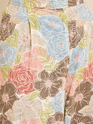 Winered blazer style top with flared pant co-ord set 5