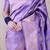 lavender banarasi jaal silk blend gold zari meenakari woven saree