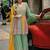 Heavy chinon silk with sequins embroidered work semi-stitched plazzo suit
