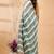 Multicolor handwoven striped linen saree