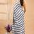 Multicolor handwoven striped linen saree