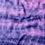 Blue and lavender handwoven shibori print linen saree