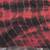 Red and black handwoven shibori print linen saree