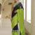 handwoven black linen saree
