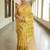 handwoven yellow saree with embroidery work
