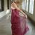 Pink handwoven cotton linen saree batik print