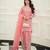 Pink Colour Embroidered SILK Party Wear SALWAR SUIT SET
