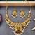 Antique temple laxmi necklace set with earrings – gold plated bridal jewellery