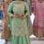 GREEN PISTA NATURAL CREP Embroidery Work PARTY WEAR SUIT SET 