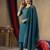Rama Designer Straight Kurti Pant Dupatta Set With Embroidery And Hand Work