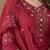 	Pink Designer Straight Kurti Pant Dupatta Set With Embroidery And Hand Work