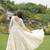 Off white colour cotton silk embroidery work navratri gown
