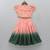 Peach printed rayon lehenga choli for girls – stylish ethnic wear