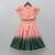 Peach printed rayon lehenga choli for girls – stylish ethnic wear