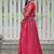 Maroon Roman Silk With Gamathi Work Navratri Lehenga Choli