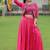 Pink Roman Silk With Gamathi Work Navratri Lehenga Choli