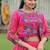 Pink Roman Silk With Gamathi Work Navratri Lehenga Choli