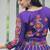 Purple Roman Silk With Gamathi Work Navratri Lehenga Choli