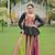 Multi rayon Silk Gamathi Work Navratri lehenga Choli