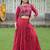Maroon Silk Gamthi Work Lehenga Choli With Jacket