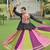 Multi rayon Silk Gamathi Work Navratri lehenga Choli