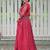 Maroon Silk Gamthi Work Lehenga Choli With Jacket