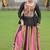 Multi rayon Silk Gamathi Work Navratri lehenga Choli