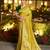 lime silk blend woven saree with unstitched blouse