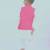 Pink embroidered cotton nehru jacket set