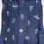 Blue embroidered cotton nehru jacket set